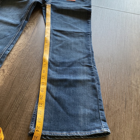 Levi's Bootcut Jeans Girls 10 1/2 Plus Stretch Blue Dark Wash - Picture 9 of 12